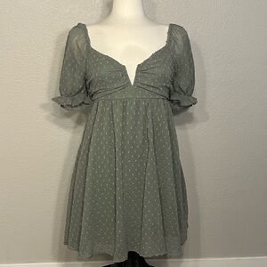Inspired Hearts Green Polka Dot Dress